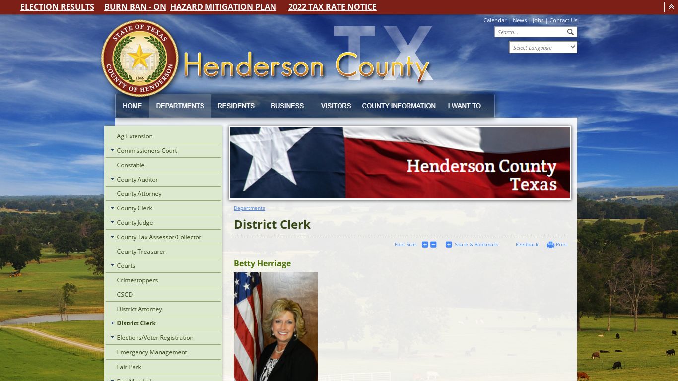 District Clerk | Henderson County